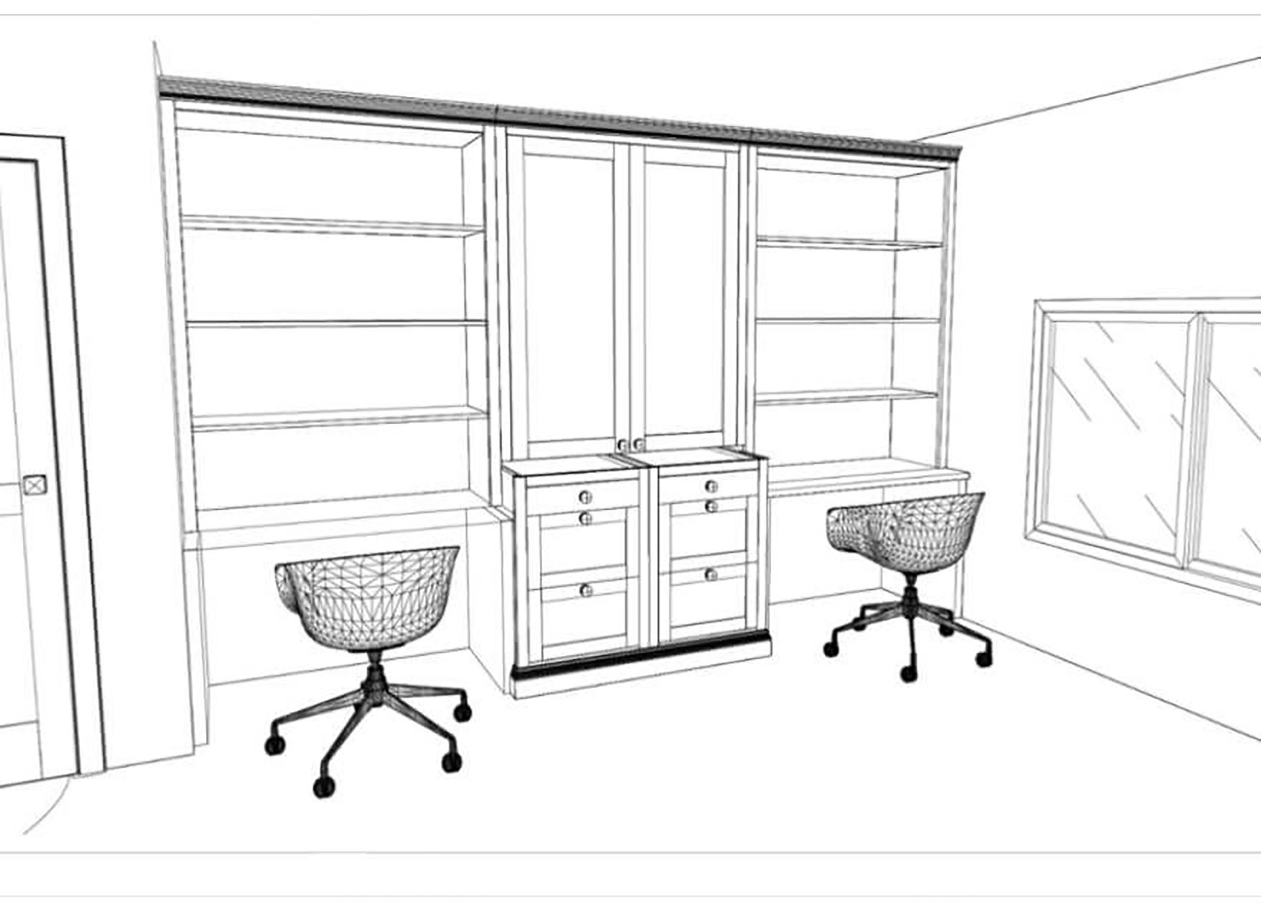 Arbor Lane bespoke home office 