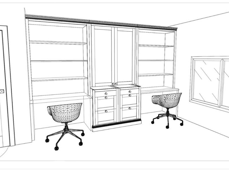 Arbor Lane bespoke home office