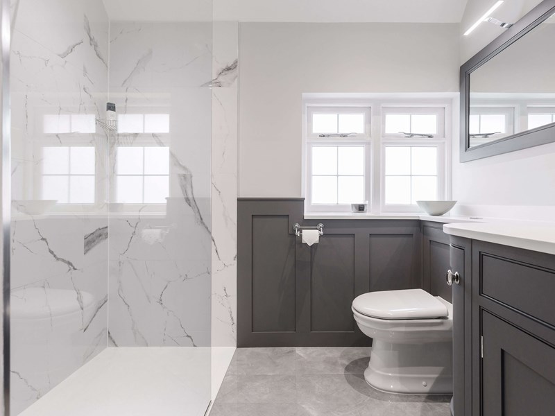 Arbor Lane creates a luxury boutique hotel bathroom